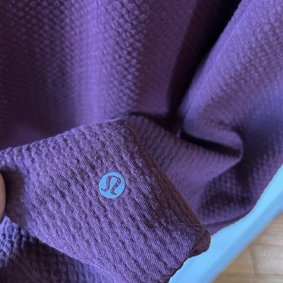 Lululemon At Ease Hoodie Heathered Cassis XXL - Picture 7 of 9